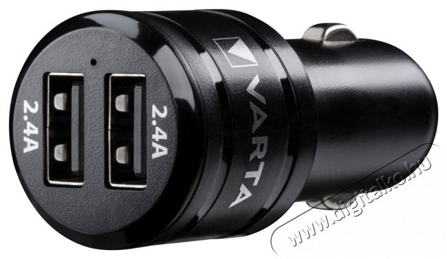 Varta 57931101401 4,8A univerz&aacute;lis aut&oacute;s t&ouml;ltő Micro USB k&aacute;bellel Mobil / Kommunik&aacute;ci&oacute; / Smart - Mobiltelefon kieg&eacute;sz&iacute;tő / tok - H&aacute;l&oacute;zati-, aut&oacute;s t&ouml;ltő - 410243