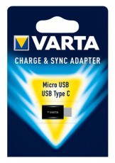 Varta 57945101401 microUSB - Type C fekete adapter Tv kieg&eacute;sz&iacute;tők - K&aacute;bel / csatlakoz&oacute; - Csatlakoz&oacute; / eloszt&oacute; / &aacute;talak&iacute;t&oacute; - 455564