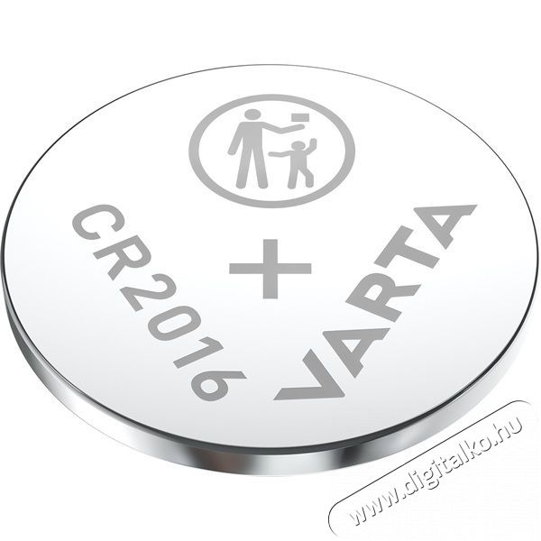 Varta 6016101402 CR2016 l&iacute;tium gombelem 2db/bliszter Akkuk &eacute;s t&ouml;ltők - Elem - 388289