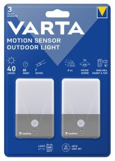 Varta 16634101402 Motion Sensor Ourdoor Light 2db-os mozg&aacute;s&eacute;rz&eacute;kelős k&uuml;lt&eacute;ri l&aacute;mpa H&aacute;ztart&aacute;s / Otthon / K&uuml;lt&eacute;r - Vil&aacute;g&iacute;t&aacute;s / elektromoss&aacute;g - Kerti / k&uuml;lt&eacute;ri l&aacute;mpa - 498091
