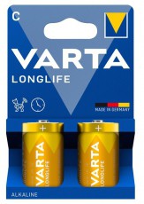 Varta 4114101422 Longlife b&eacute;bi C (LR14) elem 2db/csomag (műanyagmentes csomagol&aacute;s) Akkuk &eacute;s t&ouml;ltők - Elem - 507032