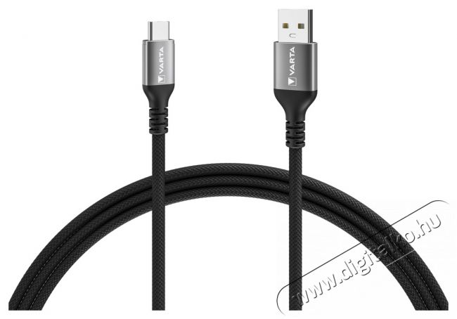 Varta 57935101111 2m 60W USB A-USB C adat- &eacute;s t&ouml;ltők&aacute;bel Akkuk &eacute;s t&ouml;ltők - Li-ion akkumul&aacute;tor &eacute;s t&ouml;ltő (gy&aacute;ri) - T&ouml;ltő / h&aacute;l&oacute;zati adapter - 508284
