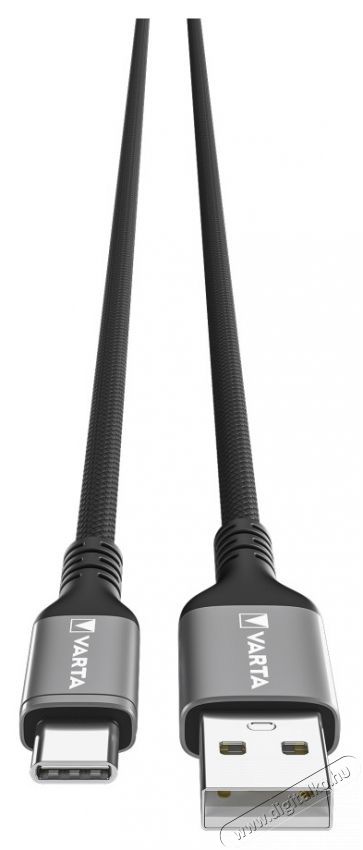 Varta 57935101111 2m 60W USB A-USB C adat- &eacute;s t&ouml;ltők&aacute;bel Akkuk &eacute;s t&ouml;ltők - Li-ion akkumul&aacute;tor &eacute;s t&ouml;ltő (gy&aacute;ri) - T&ouml;ltő / h&aacute;l&oacute;zati adapter - 508284
