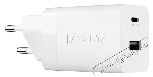 Varta 57955101111 Speed USB A 18W/USB C 20W h&aacute;l&oacute;zati t&ouml;ltő Akkuk &eacute;s t&ouml;ltők - Li-ion akkumul&aacute;tor &eacute;s t&ouml;ltő (gy&aacute;ri) - T&ouml;ltő / h&aacute;l&oacute;zati adapter - 508287
