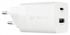 Varta 57955101111 Speed USB A 18W/USB C 20W hálózati töltő Akkuk és töltők - Li-ion akkumulátor és töltő (gyári) - Töltő / hálózati adapter - 508287