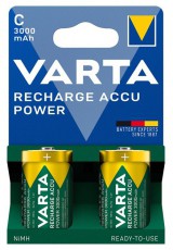 Varta 56714101412 Power b&eacute;bi C 3000mAh akkumul&aacute;tor 2db/csomag (műanyagmentes csomagol&aacute;s) Akkuk &eacute;s t&ouml;ltők - Li-ion akkumul&aacute;tor &eacute;s t&ouml;ltő (gy&aacute;ri) - Akku - 515972