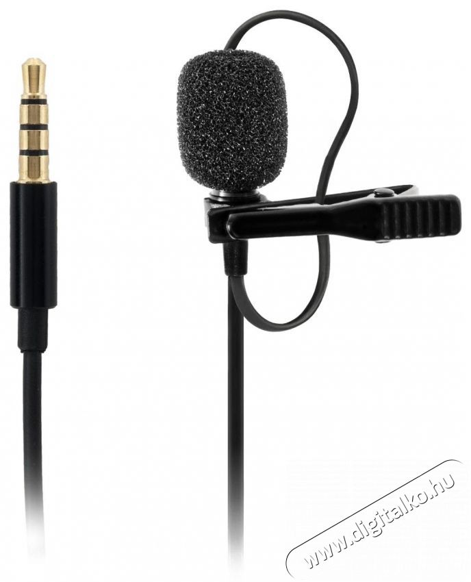 Veles-X Lavalier Microphone MINIMIC1 Fot&oacute;-Vide&oacute; kieg&eacute;sz&iacute;tők - Mikrofon - Cs&iacute;ptetős, fej &eacute;s kitűző mikrofon - 526541