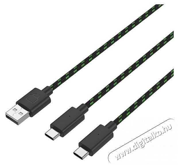 Venom VS2883 Xbox Series S & X fekete magas kapac&iacute;t&aacute;s&uacute; (1100mAh) akkucsomag (2 db) + 3 m&eacute;ter t&ouml;ltők&aacute;bel Iroda &eacute;s sz&aacute;m&iacute;t&aacute;stechnika - J&aacute;t&eacute;k konzol - Kieg&eacute;sz&iacute;tő - 394095