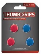 Venom VS4918 Piros &eacute;s k&eacute;k Thumb Grips (4x) Nintendo Switch kontrollerhez Iroda &eacute;s sz&aacute;m&iacute;t&aacute;stechnika - J&aacute;t&eacute;k konzol - Kieg&eacute;sz&iacute;tő - 394155