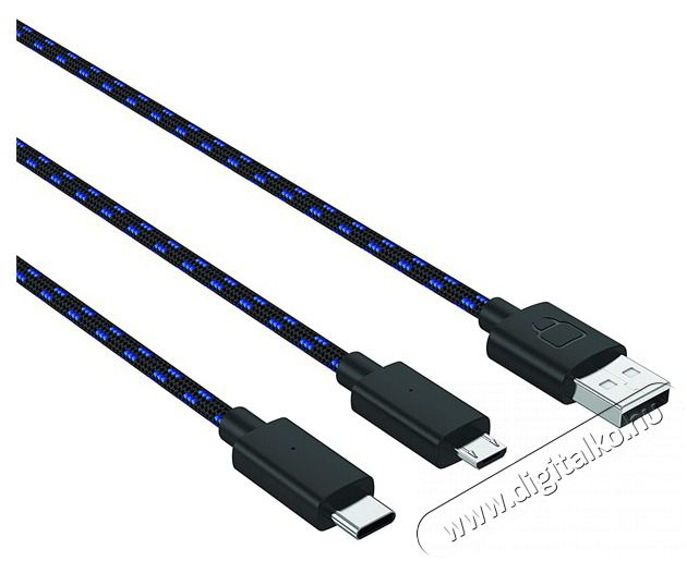 Venom VS5002 Dual Play & Charge 3 m USB Type-C t&ouml;ltők&aacute;bel Iroda &eacute;s sz&aacute;m&iacute;t&aacute;stechnika - J&aacute;t&eacute;k konzol - Kieg&eacute;sz&iacute;tő - 394162
