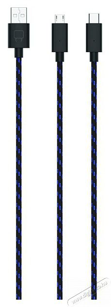 Venom VS5002 Dual Play & Charge 3 m USB Type-C t&ouml;ltők&aacute;bel Iroda &eacute;s sz&aacute;m&iacute;t&aacute;stechnika - J&aacute;t&eacute;k konzol - Kieg&eacute;sz&iacute;tő - 394162