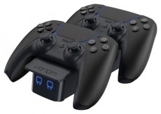 Venom VS5007 PS5 dupla fekete t&ouml;ltő&aacute;llom&aacute;s Iroda &eacute;s sz&aacute;m&iacute;t&aacute;stechnika - J&aacute;t&eacute;k konzol - Kieg&eacute;sz&iacute;tő - 394380