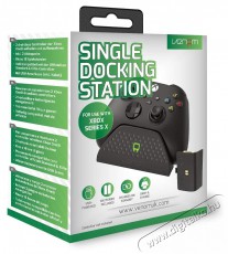 Venom VS2880 Xbox Series X & S fekete t&ouml;ltő&aacute;llom&aacute;s + 1 db akkumul&aacute;tor Iroda &eacute;s sz&aacute;m&iacute;t&aacute;stechnika - J&aacute;t&eacute;k konzol - Kieg&eacute;sz&iacute;tő - 394388