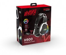 VENTARIS H900 RGB 7.1 Fekete-ez&uuml;st gamer headset Audio-Video / Hifi / Multim&eacute;dia - F&uuml;l &eacute;s Fejhallgat&oacute;k - Fejhallgat&oacute; mikrofonnal / headset - 389899
