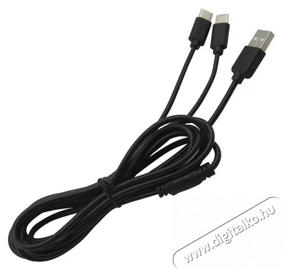 VENTARIS C100B PS5/Xbox Series X/S kontrollerhez USB Type-C Dual t&ouml;ltők&aacute;bel Iroda &eacute;s sz&aacute;m&iacute;t&aacute;stechnika - J&aacute;t&eacute;k konzol - Kieg&eacute;sz&iacute;tő - 476724