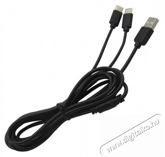 VENTARIS C100B PS5/Xbox Series X/S kontrollerhez USB Type-C Dual t&ouml;ltők&aacute;bel Iroda &eacute;s sz&aacute;m&iacute;t&aacute;stechnika - J&aacute;t&eacute;k konzol - Kieg&eacute;sz&iacute;tő - 476724