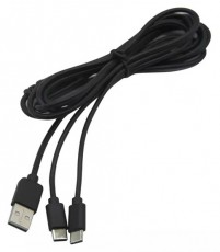 VENTARIS C100B PS5/Xbox Series X/S kontrollerhez USB Type-C Dual t&ouml;ltők&aacute;bel Iroda &eacute;s sz&aacute;m&iacute;t&aacute;stechnika - J&aacute;t&eacute;k konzol - Kieg&eacute;sz&iacute;tő - 476724