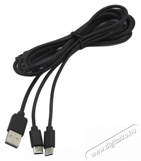 VENTARIS C100B PS5/Xbox Series X/S kontrollerhez USB Type-C Dual t&ouml;ltők&aacute;bel Iroda &eacute;s sz&aacute;m&iacute;t&aacute;stechnika - J&aacute;t&eacute;k konzol - Kieg&eacute;sz&iacute;tő - 476724