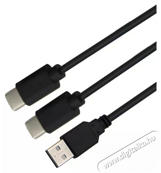 VENTARIS C100B PS5/Xbox Series X/S kontrollerhez USB Type-C Dual t&ouml;ltők&aacute;bel Iroda &eacute;s sz&aacute;m&iacute;t&aacute;stechnika - J&aacute;t&eacute;k konzol - Kieg&eacute;sz&iacute;tő - 476724