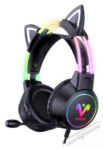 VENTARIS GHO-152 vezet&eacute;kes gamer headset Audio-Video / Hifi / Multim&eacute;dia - F&uuml;l &eacute;s Fejhallgat&oacute;k - Fejhallgat&oacute; - 507984