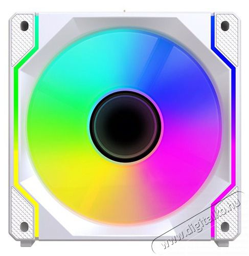 VENTARIS VGCF120-1F-W Tempest RGB sz&aacute;m&iacute;t&oacute;g&eacute;p ventil&aacute;tor feh&eacute;r Iroda &eacute;s sz&aacute;m&iacute;t&aacute;stechnika - Sz&aacute;m&iacute;t&oacute;g&eacute;p tartoz&eacute;k - Ventil&aacute;tor - 508305