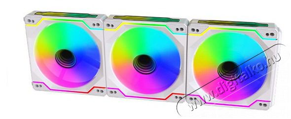 VENTARIS VGCF120-1F-W Tempest RGB sz&aacute;m&iacute;t&oacute;g&eacute;p ventil&aacute;tor feh&eacute;r Iroda &eacute;s sz&aacute;m&iacute;t&aacute;stechnika - Sz&aacute;m&iacute;t&oacute;g&eacute;p tartoz&eacute;k - Ventil&aacute;tor - 508305