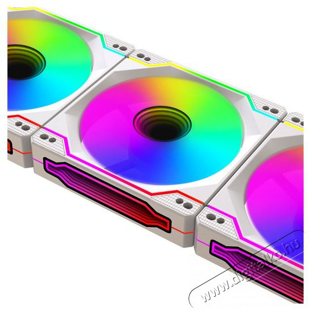VENTARIS VGCF120-1F-W Tempest RGB sz&aacute;m&iacute;t&oacute;g&eacute;p ventil&aacute;tor feh&eacute;r Iroda &eacute;s sz&aacute;m&iacute;t&aacute;stechnika - Sz&aacute;m&iacute;t&oacute;g&eacute;p tartoz&eacute;k - Ventil&aacute;tor - 508305