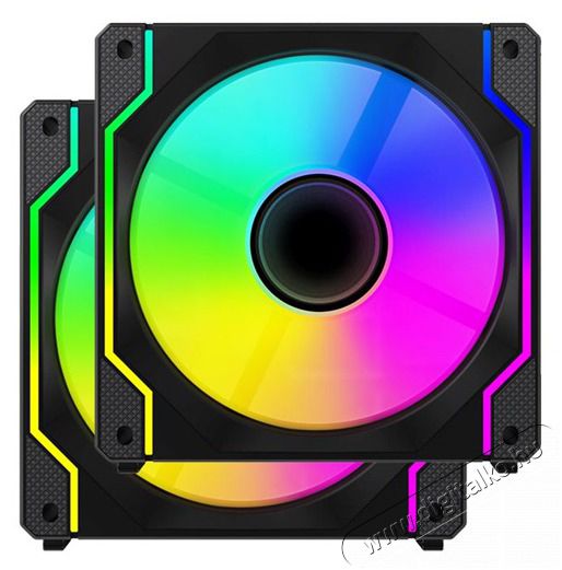 VENTARIS VGCF120-2F Tempest RGB sz&aacute;m&iacute;t&oacute;g&eacute;p ventil&aacute;tor 2/CS Iroda &eacute;s sz&aacute;m&iacute;t&aacute;stechnika - Sz&aacute;m&iacute;t&oacute;g&eacute;p tartoz&eacute;k - Ventil&aacute;tor - 508303