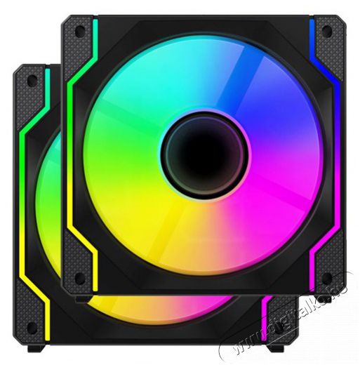 VENTARIS VGCF120-2F Tempest RGB sz&aacute;m&iacute;t&oacute;g&eacute;p ventil&aacute;tor 2/CS Iroda &eacute;s sz&aacute;m&iacute;t&aacute;stechnika - Sz&aacute;m&iacute;t&oacute;g&eacute;p tartoz&eacute;k - Ventil&aacute;tor - 508303
