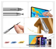 Vention 2-in-1 touch pen aluminum alloy, gray &eacute;rintőceruza Mobil / Kommunik&aacute;ci&oacute; / Smart - Tablet / E-book kieg&eacute;sz&iacute;tő, tok - Ceruza - 529113