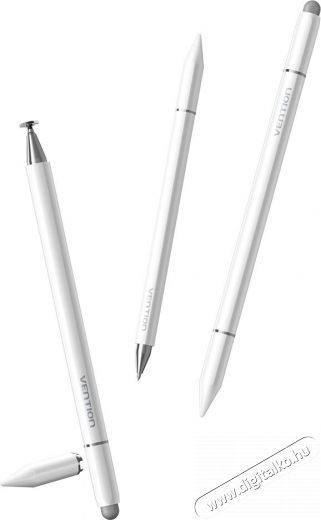 Vention 3-in-1 magnetic touch pen aluminum alloy, white &eacute;rintőceruza Mobil / Kommunik&aacute;ci&oacute; / Smart - Tablet / E-book kieg&eacute;sz&iacute;tő, tok - Ceruza - 529114