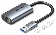 Vention USB-A to Gigabit Ethernet Adapter 0.15M Gray Aluminum Alloy Type Iroda &eacute;s sz&aacute;m&iacute;t&aacute;stechnika - H&aacute;l&oacute;zat - H&aacute;l&oacute;zati kieg&eacute;sz&iacute;tő - 535843