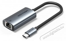 Vention USB-C to Gigabit Ethernet Adapter 0.15M Gray Aluminum Alloy Type H&aacute;ztart&aacute;s / Otthon / K&uuml;lt&eacute;r - Vil&aacute;g&iacute;t&aacute;s / elektromoss&aacute;g - H&aacute;l&oacute;zati eloszt&oacute; / hosszabb&iacute;t&oacute; / adapter - 535841
