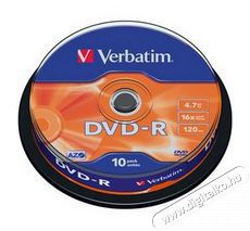 VERBATIM DVDV-16B10 DVD-R cake box DVD lemez 10db/csomag Iroda &eacute;s sz&aacute;m&iacute;t&aacute;stechnika - Sz&aacute;m&iacute;t&oacute;g&eacute;p tartoz&eacute;k - CD / DVD tart&oacute; / tasak - 386279