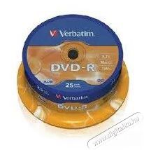 VERBATIM DVDV+16B25 DVD+R cake box DVD lemez 25db/csomag Iroda &eacute;s sz&aacute;m&iacute;t&aacute;stechnika - Sz&aacute;m&iacute;t&oacute;g&eacute;p tartoz&eacute;k - CD / DVD tart&oacute; / tasak - 386205