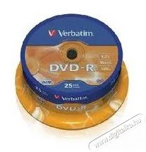 VERBATIM DVDV-16B25 DVD-R cake box DVD lemez 25db/csomag Iroda és számítástechnika - Számítógép tartozék - CD / DVD tartó / tasak - 386234