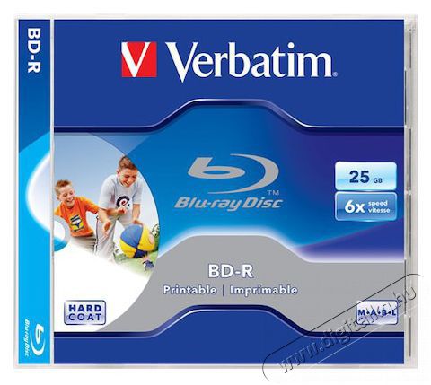 VERBATIM BRV-6 BD-R norm&aacute;l tokos Blu-Ray lemez Audio-Video / Hifi / Multim&eacute;dia - CD / DVD / Blu-Ray / Multim&eacute;dia k&eacute;sz&uuml;l&eacute;k - Kieg&eacute;sz&iacute;tő - 386144