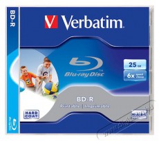 VERBATIM BRV-6 BD-R normál tokos Blu-Ray lemez Audio-Video / Hifi / Multimédia - CD / DVD / Blu-Ray / Multimédia készülék - Kiegészítő - 386144