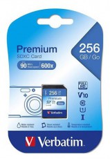 VERBATIM Mem&oacute;riak&aacute;rtya, microSDXC, 256GB CL10/U1, 90/10 MB/s, adapter, Premium Iroda &eacute;s sz&aacute;m&iacute;t&aacute;stechnika - Egy&eacute;b sz&aacute;m&iacute;t&aacute;stechnikai term&eacute;k - 490921