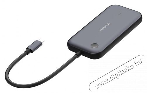 VERBATIM 32146 Share my Screen WDA-01 fekete/sz&uuml;rke vezet&eacute;k n&eacute;lk&uuml;li kijelző adapter + HUB Iroda &eacute;s sz&aacute;m&iacute;t&aacute;stechnika - Notebook kieg&eacute;sz&iacute;tő - USB hub / eloszt&oacute; - 507638