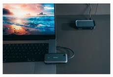 VERBATIM 32146 Share my Screen WDA-01 fekete/sz&uuml;rke vezet&eacute;k n&eacute;lk&uuml;li kijelző adapter + HUB Iroda &eacute;s sz&aacute;m&iacute;t&aacute;stechnika - Notebook kieg&eacute;sz&iacute;tő - USB hub / eloszt&oacute; - 507638