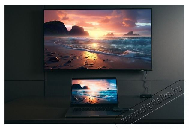 VERBATIM 32146 Share my Screen WDA-01 fekete/sz&uuml;rke vezet&eacute;k n&eacute;lk&uuml;li kijelző adapter + HUB Iroda &eacute;s sz&aacute;m&iacute;t&aacute;stechnika - Notebook kieg&eacute;sz&iacute;tő - USB hub / eloszt&oacute; - 507638