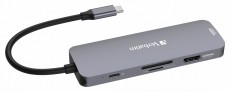VERBATIM 32151 USB-C Pro Multiport CMH-08 8in1 ez&uuml;st HUB Iroda &eacute;s sz&aacute;m&iacute;t&aacute;stechnika - Notebook kieg&eacute;sz&iacute;tő - USB hub / eloszt&oacute; - 507640
