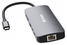 VERBATIM 32152 USB-C Pro Multiport CMH-09 9in1 ez&uuml;st HUB Iroda &eacute;s sz&aacute;m&iacute;t&aacute;stechnika - Notebook kieg&eacute;sz&iacute;tő - USB hub / eloszt&oacute; - 507641