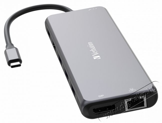 VERBATIM 32153 USB-C Pro Multiport CMH-13 13in1 ez&uuml;st HUB Iroda &eacute;s sz&aacute;m&iacute;t&aacute;stechnika - Notebook kieg&eacute;sz&iacute;tő - USB hub / eloszt&oacute; - 507642