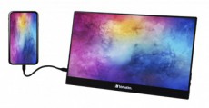 VERBATIM 49590 14 PM-14 FHD IPS HDMI/USB-C fekete monitor Iroda &eacute;s sz&aacute;m&iacute;t&aacute;stechnika - Monitor - &Eacute;rintők&eacute;pernyős monitor - 507921