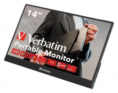 VERBATIM 49590 14 PM-14 FHD IPS HDMI/USB-C fekete monitor Iroda &eacute;s sz&aacute;m&iacute;t&aacute;stechnika - Monitor - &Eacute;rintők&eacute;pernyős monitor - 507921