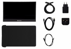 VERBATIM 49590 14 PM-14 FHD IPS HDMI/USB-C fekete monitor Iroda &eacute;s sz&aacute;m&iacute;t&aacute;stechnika - Monitor - &Eacute;rintők&eacute;pernyős monitor - 507921
