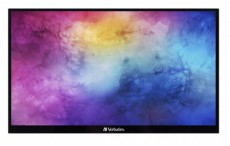 VERBATIM 49592 15,6 PMT-15 FHD IPS HDMI/USB-C fekete fém borítású érintőképernyős monitor Iroda és számítástechnika - Monitor - Érintőképernyős monitor - 507922
