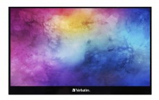 VERBATIM 49593 17,3 PMT-17 FHD IPS HDMI/USB-C fekete fém borítású érintőképernyős monitor Iroda és számítástechnika - Monitor - Érintőképernyős monitor - 507923